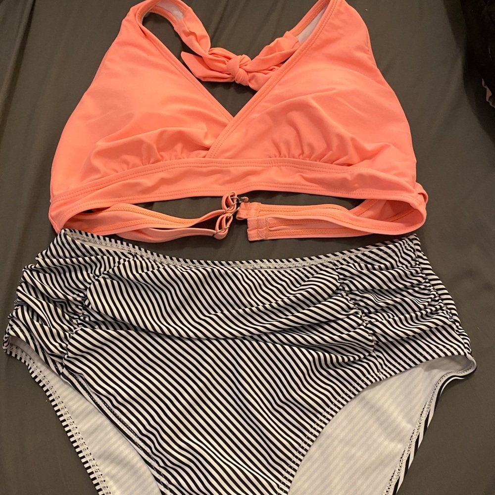 Two piece swim suit